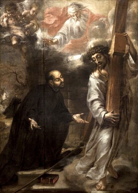 Juan de Valdés Leal 1660 Visión de Loyola en las calles de Roma