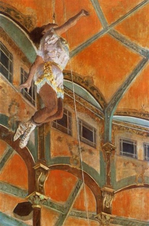 Miss La La at the Cirque Fernando by Edgar Degas, 1897
