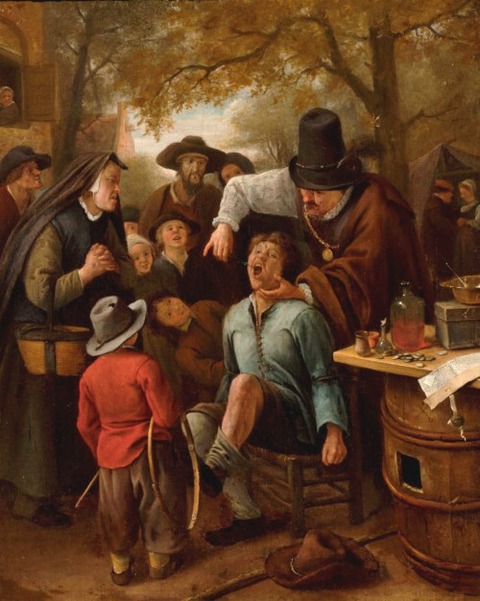 A Tooth Puller by Jan Steen 1651