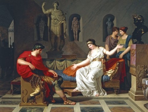 Octavian after Battle of Actium 1787-1788 Louis Gauffier