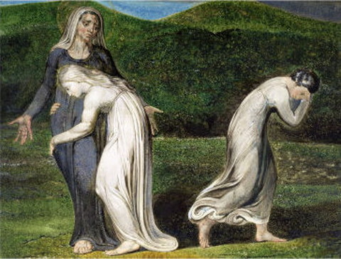 Ruth and Naomi’, William Blake, 1795