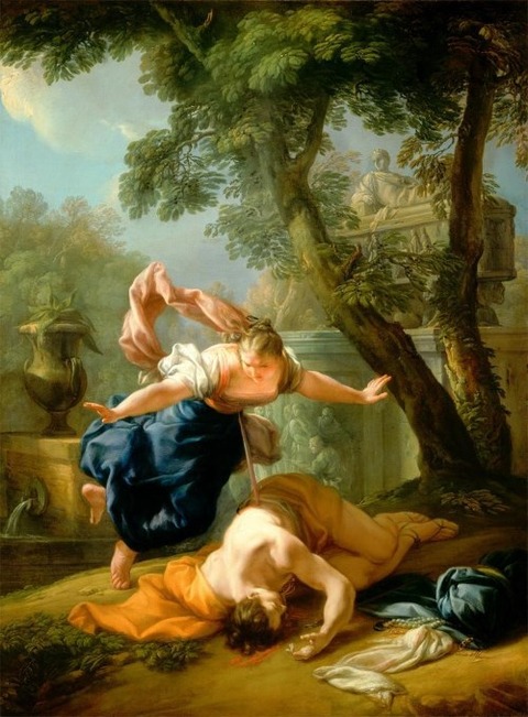 Pietro Bianchi, Pyramus and Thisbe, c. 1724-5