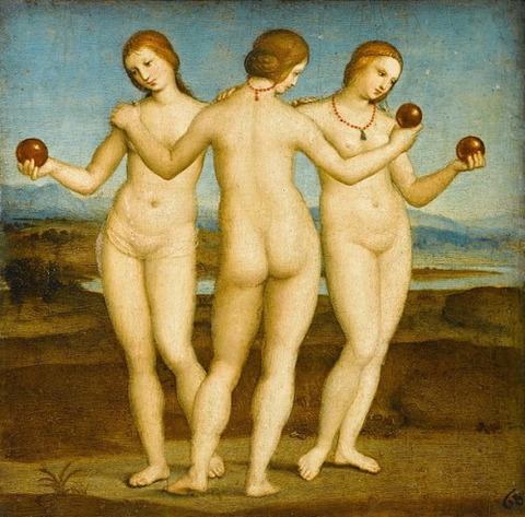 Raphaël Les Trois Grâces 1483-1520