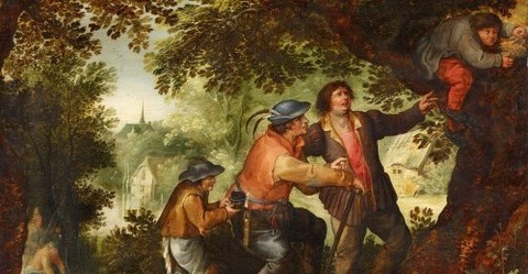 David Vinckboons, The Nest Robber 1576-1632 -