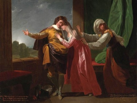 London Romeo And Juliet by Benjamin West