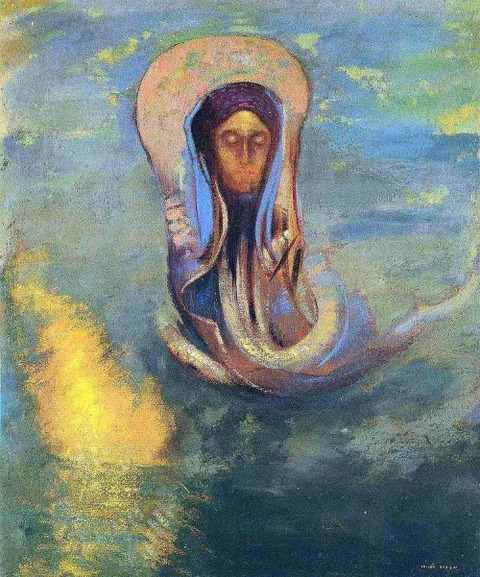 Oannes, 1910 by Odilon Redon