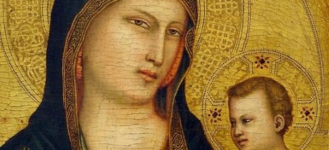 Giotto-Madonna-and-Child-Detail - コピー
