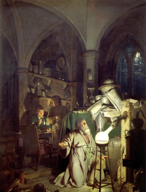 Joseph Wright of Derby 1771 リンの発見