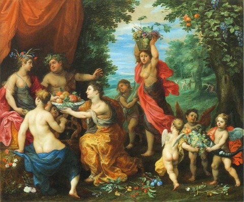 Ceres Bacchus Venus Jan Brueghel Y Hendrick Van Balen 1608-16