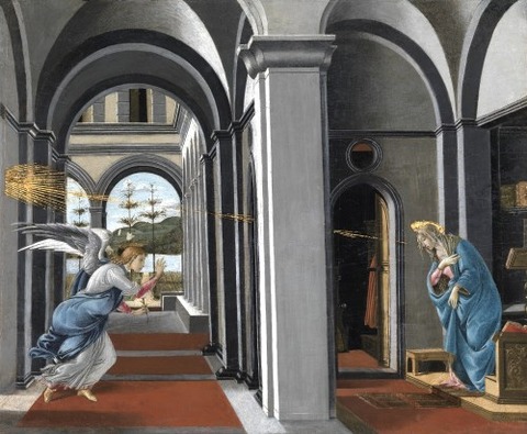 Annunciazione Botticelli-1490