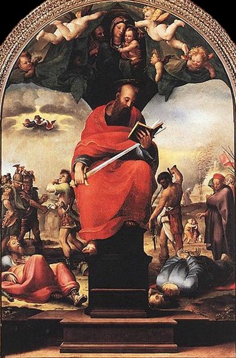 Domenico Beccafumi - St Paul 1515