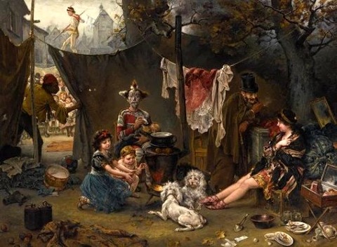 Ludwig Knaus - Behind the Scenes 1880