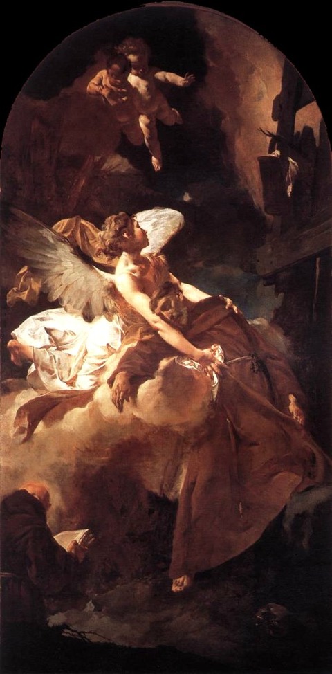 Giovanni Battista Piazzetta The Ecstasy Of St Francis 1729