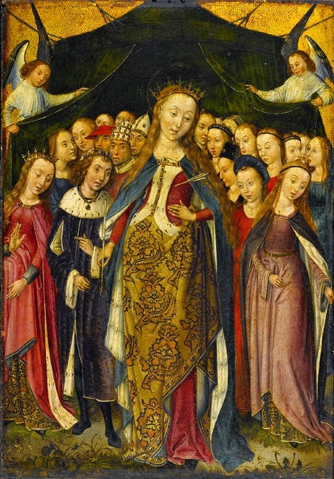 St Ursula Virgins The Master of the Legend of Saint Barbara