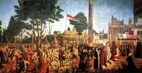 Martyrdom Pilgrims Funeral of St Ursula Vittore Carpaccio 1493