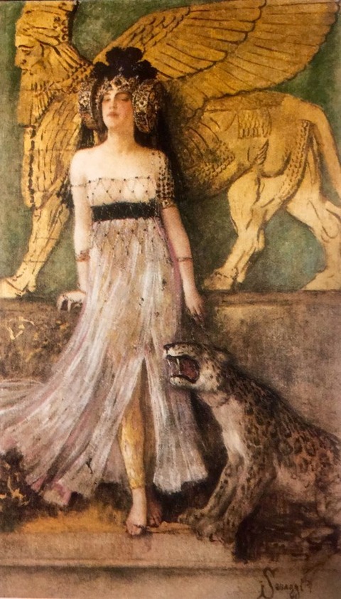 Cesare Saccaggi 1868-1934 Semiramis