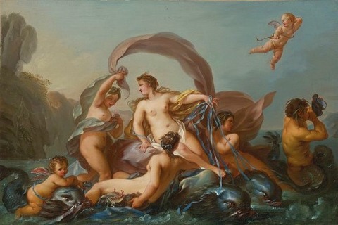 Jean-Baptiste Marie Pierre (attr) The Birth of Venus 18th