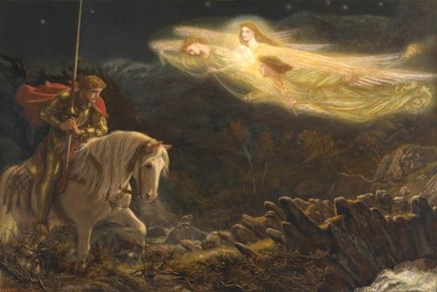 Galahad The Quest of the Holy Grail Arthur Hughes 1870