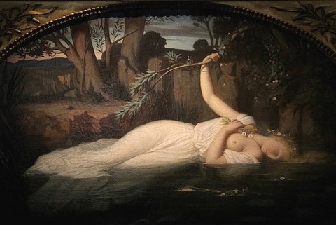Ofelia di Leopold Burthe, 1851