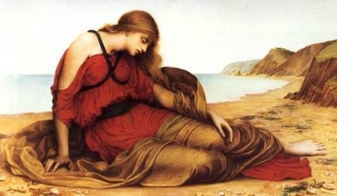 Evelyn de Morgan - Ariadne in Naxos, 1877