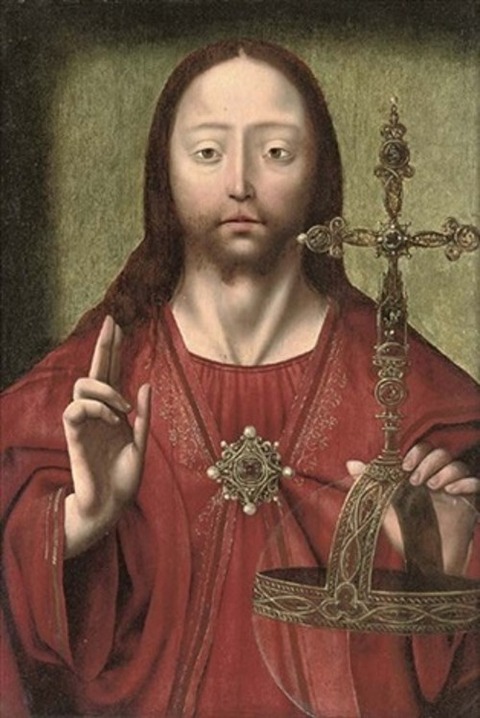 joos-van-cleve-christ-as-salvator-mundi