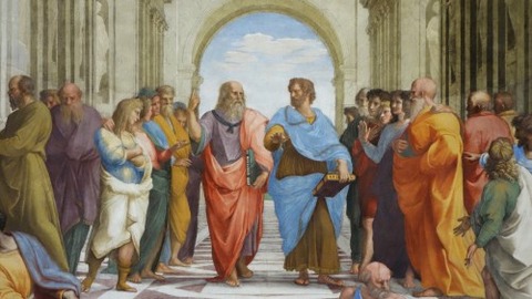 Raphael, Plato and Aristotle, fresco, 1509-1511