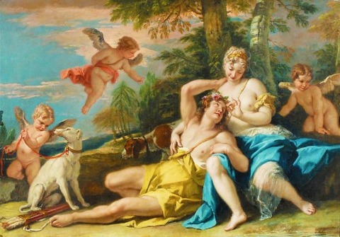 Sebastiano Ricci, Venus and Adonis, 18th
