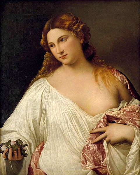 Flora, por Tiziano 1515-17