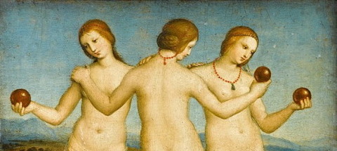 Raphaël Les Trois Grâces 1483-1520 -