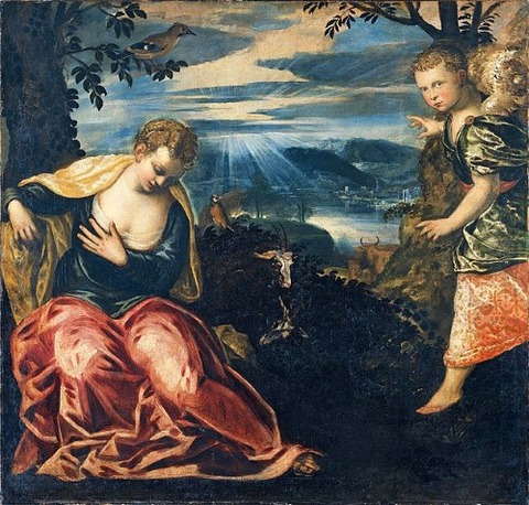 Jacopo Tintoretto Annunciation to Manoah's Wife 1518-94