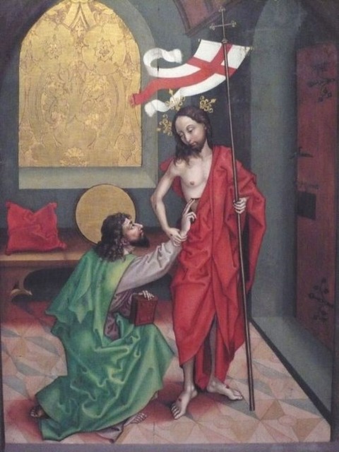Martin Schongauer and workshop - Doubting Thomas