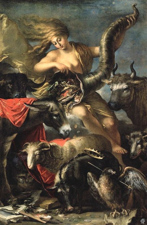 La Fortuna by Salvator Rosa