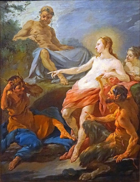 Apollon et Midas Oeuvre de Noël Hallé 1750