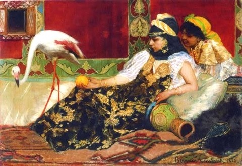 Jean-Joseph Benjamin-Constant, Le Flamant rose, 1876