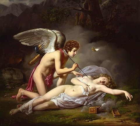 Michel Philibert Genod - Amour and Psyche, 1827