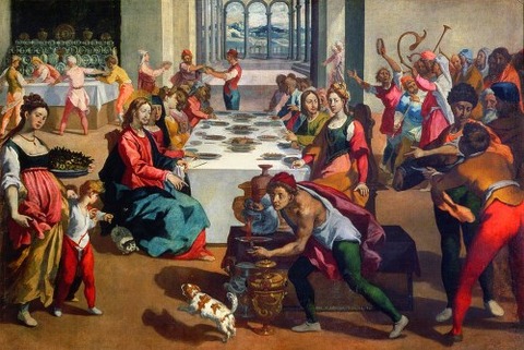 Wedding at Cana, 1580-85  Boscoli, Andrea