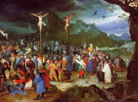 The Crucifixion Painting By Rembrandt