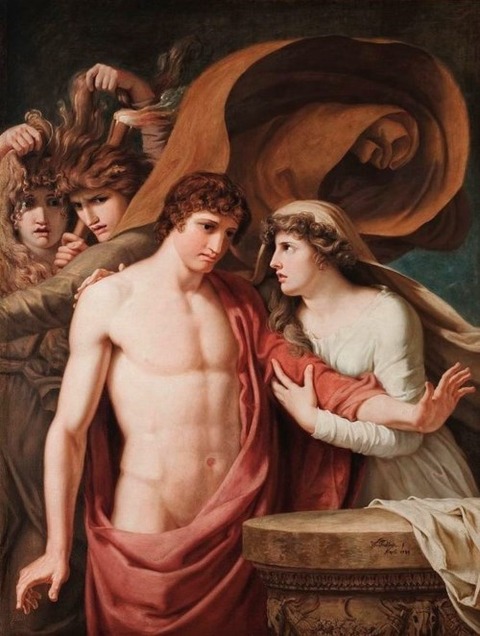 Johann Heinrich Wilhelm Tischbein Orestes Iphigenia 1788