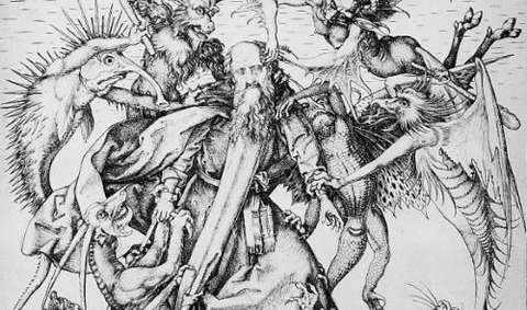 Martin Schongauer Temptation Of St Anthony2
