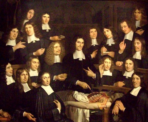 The Anatomy Lesson of Cornelis 's-Gravesande by Cornelis de Man