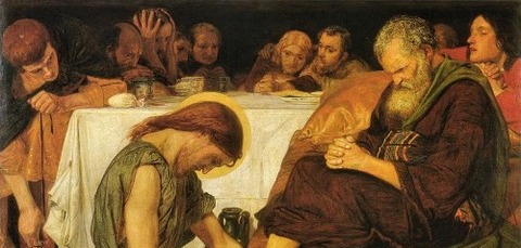 Jesus Washing Peter’s Feet by Ford Madox Brown -