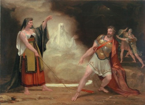 Saul And The Witch Of Endor by Washington Allston