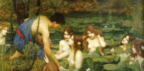 Hylas and the Nymphs, John William Waterhouse -