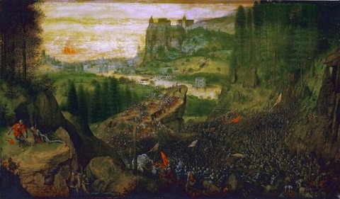Pieter Bruegel the Elder - The Suicide of Saul 1562