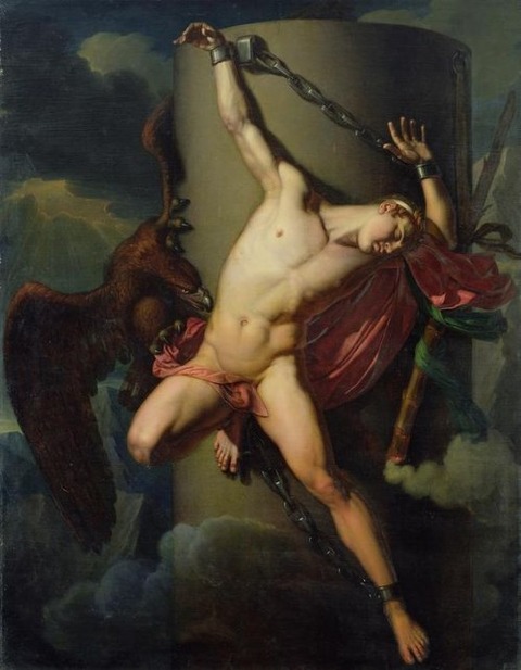 The Torture of Prometheus, by Jean-Louis-Cesar Lair (1819)