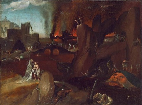 Follower of Jheronimus Bosch, Vision of Tondal 1530-40