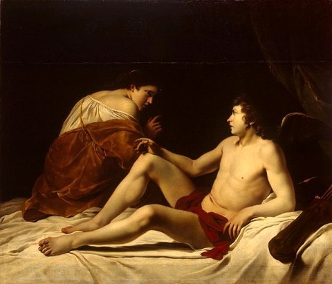 Orazio Gentileschi - Cupid and Psyche 1610