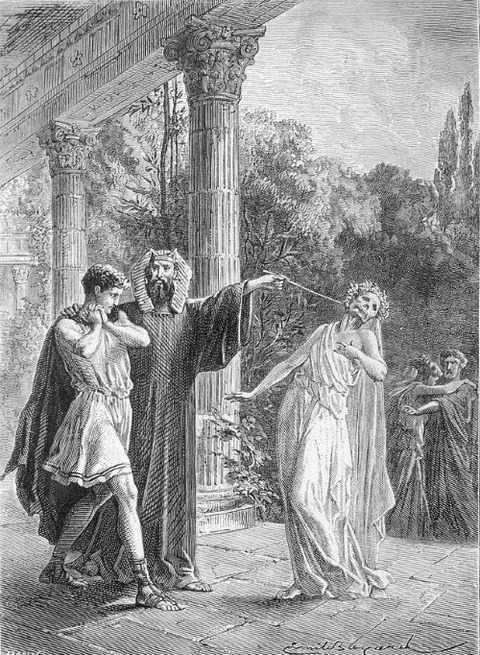 Apollonius Tyana reveals Menippus of Corinth wife evil spirit