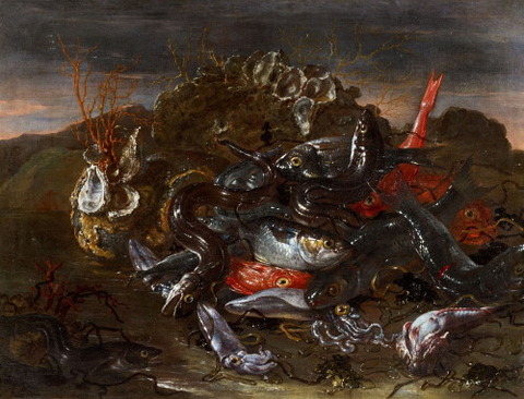 Giuseppe Recco, Still Life with Sea Creatures
