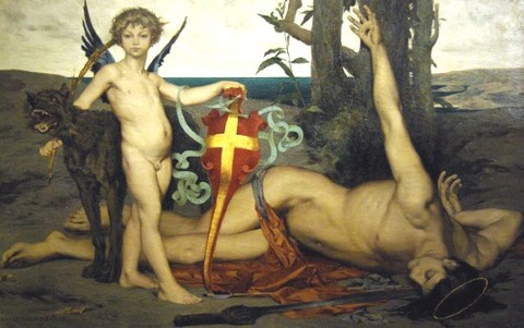 st edmund martyr king england Luc-Olivier Merson